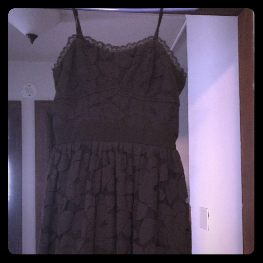 Black lace dress